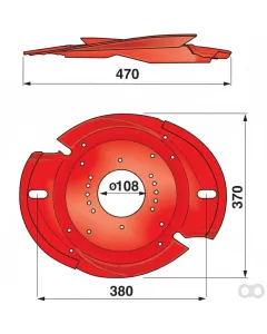 Prillinger - 00412204 - Auger Disc Right
