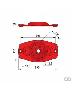 Prillinger - 00412302 - Mowing Disc Instead Of Kuhn 5