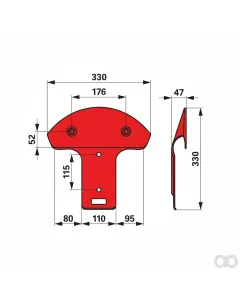 Prillinger - 00412401 - Slide Shoe Instead Of Kuhn 56