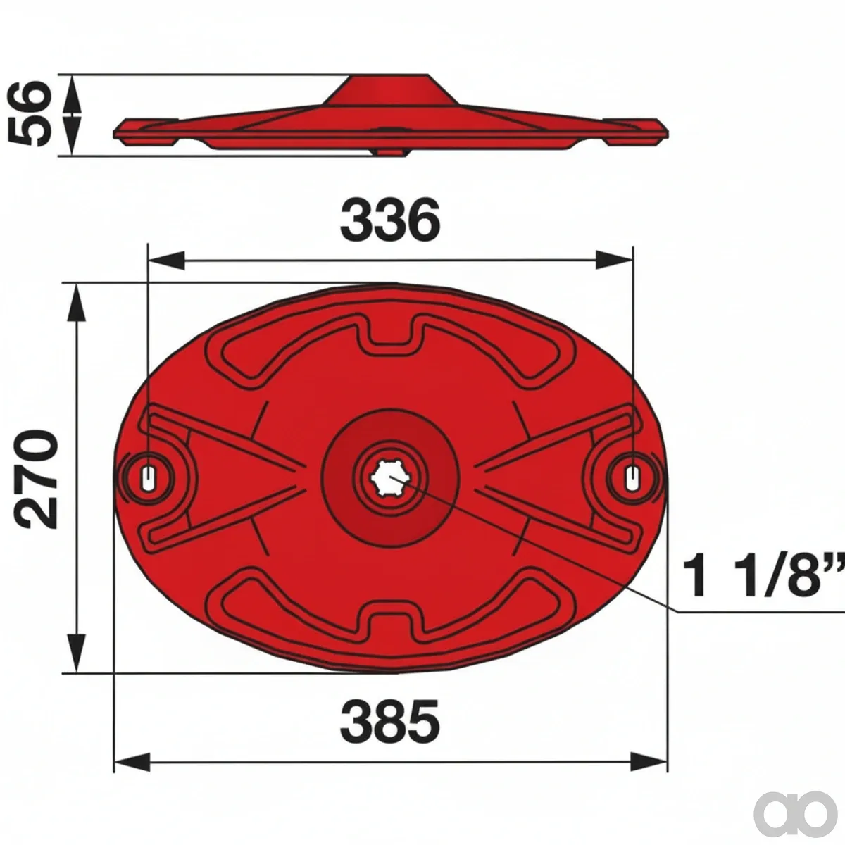 Prillinger - 00412420 - Mowing Disc Standard Version