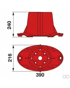 Prillinger - 00412432 - Mowing Drum Replacement For Kuhn 5