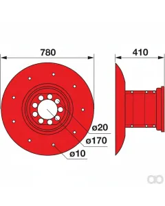 Prillinger - 00412603 - Mowing Drum Replacement For Pz Gt0