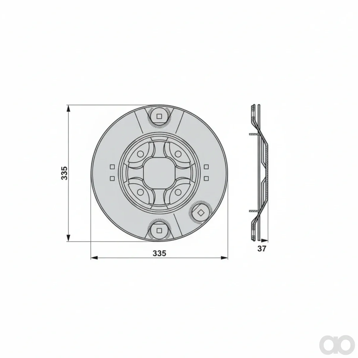 Prillinger - 00412727 - Mowing Plate For Taarup 55653200