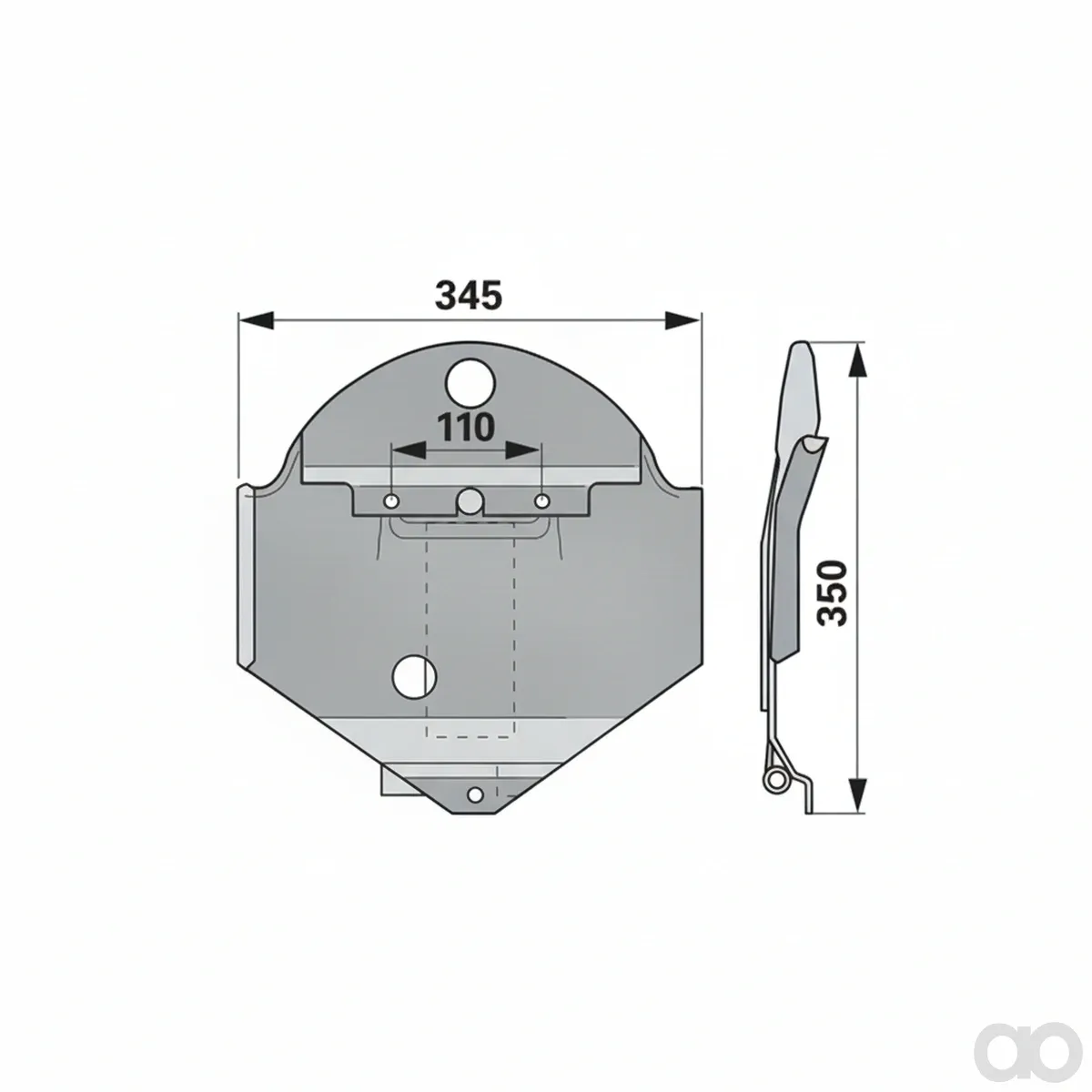 Prillinger - 00412813 - Left Slide Shoe Replacement For V