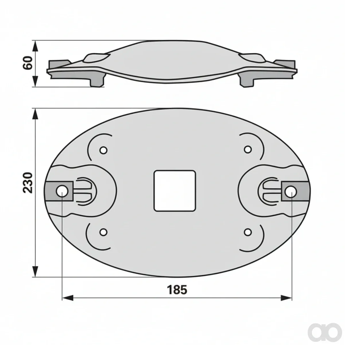 Prillinger - 00413161 - Mowing Disc Original Lely 4.124