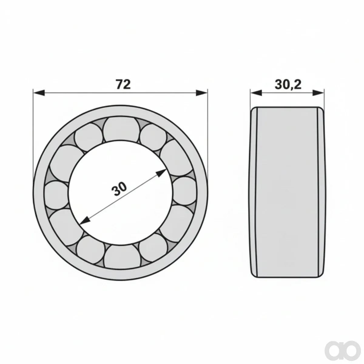 Prillinger - 00413454 - Bearing Replacement For Bcs 371.515