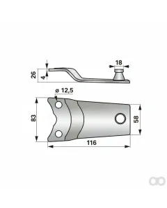 Prillinger - 00413485 - Knife Holder Replacement For Mara
