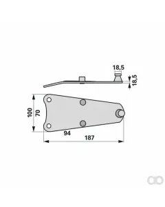 Prillinger - 00413486 - Knife Holder Replacement For Mara