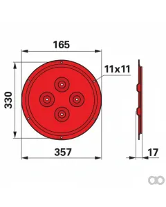 Prillinger - 00413532 - Support Plate Replacement For Fella