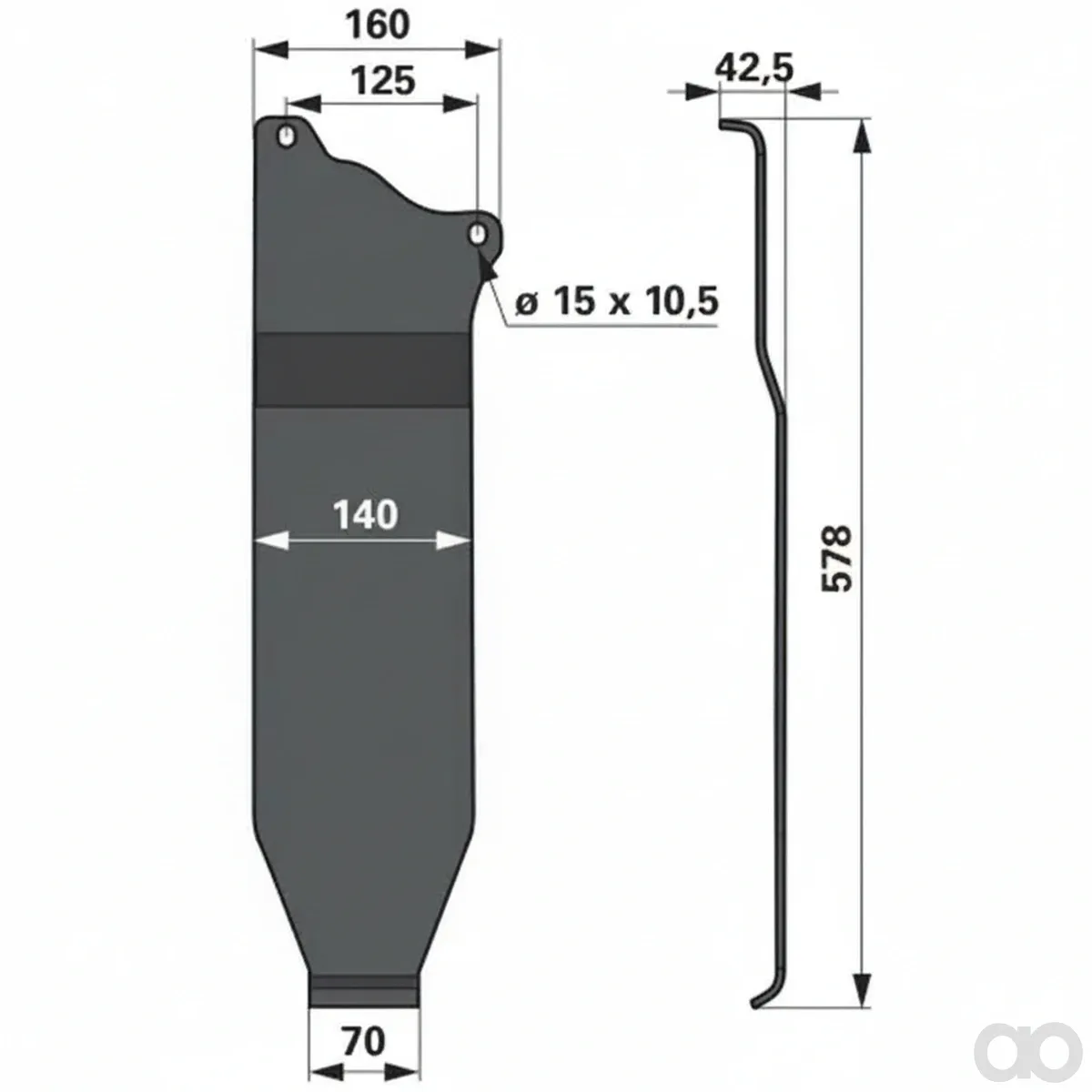 Prillinger - 00413764 - Slide Shoe Left Instead Of S