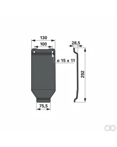 Prillinger - 00413765 - Slide Shoe Instead Of Sip 765