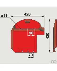 Prillinger - 00413815 - Slide Shoe Left Instead Of P