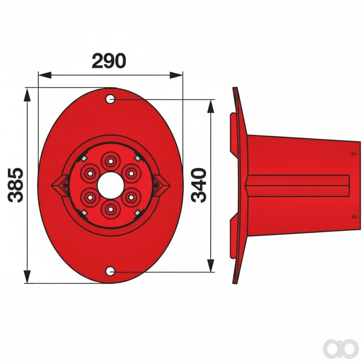 Prillinger - 00413909 - Mowing Drum With Cap Instead Vo