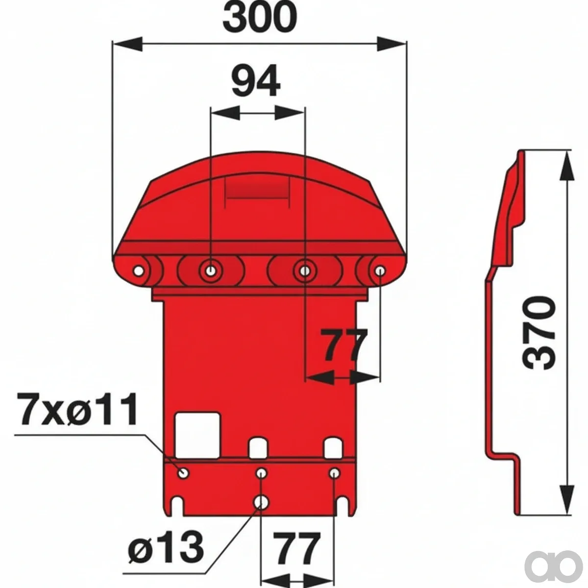 Prillinger - 00413918 - Slide Shoe Short, Moertl 042558