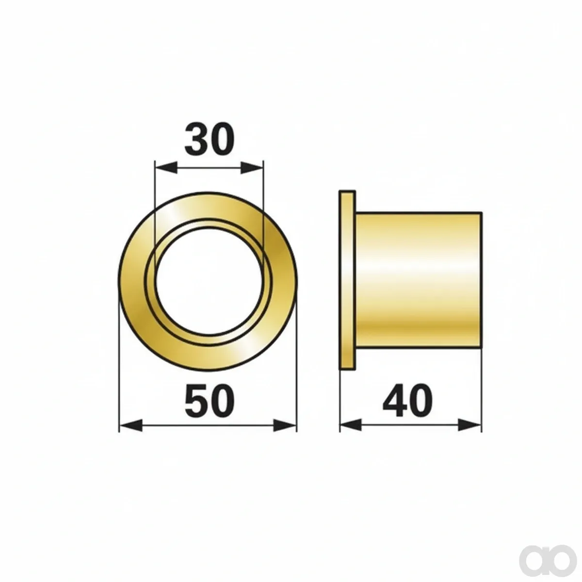 Prillinger - 00416129 - Bushing Metal Instead Of Deu