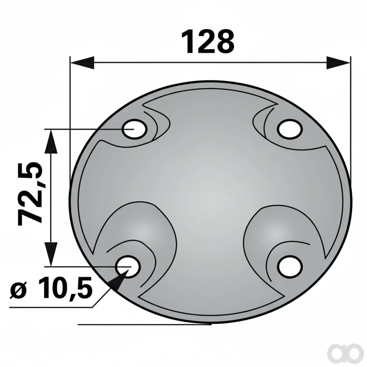 Prillinger - 00416325 - Mowing Disc Cover Instead Of