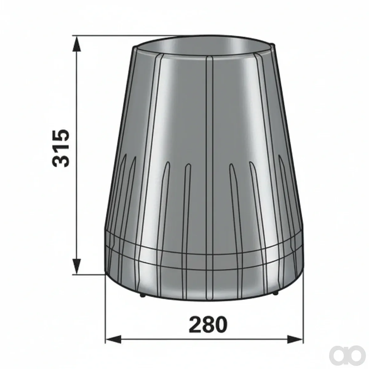 Prillinger - 00417500 - Mowing Disc Cap Plastic Anst