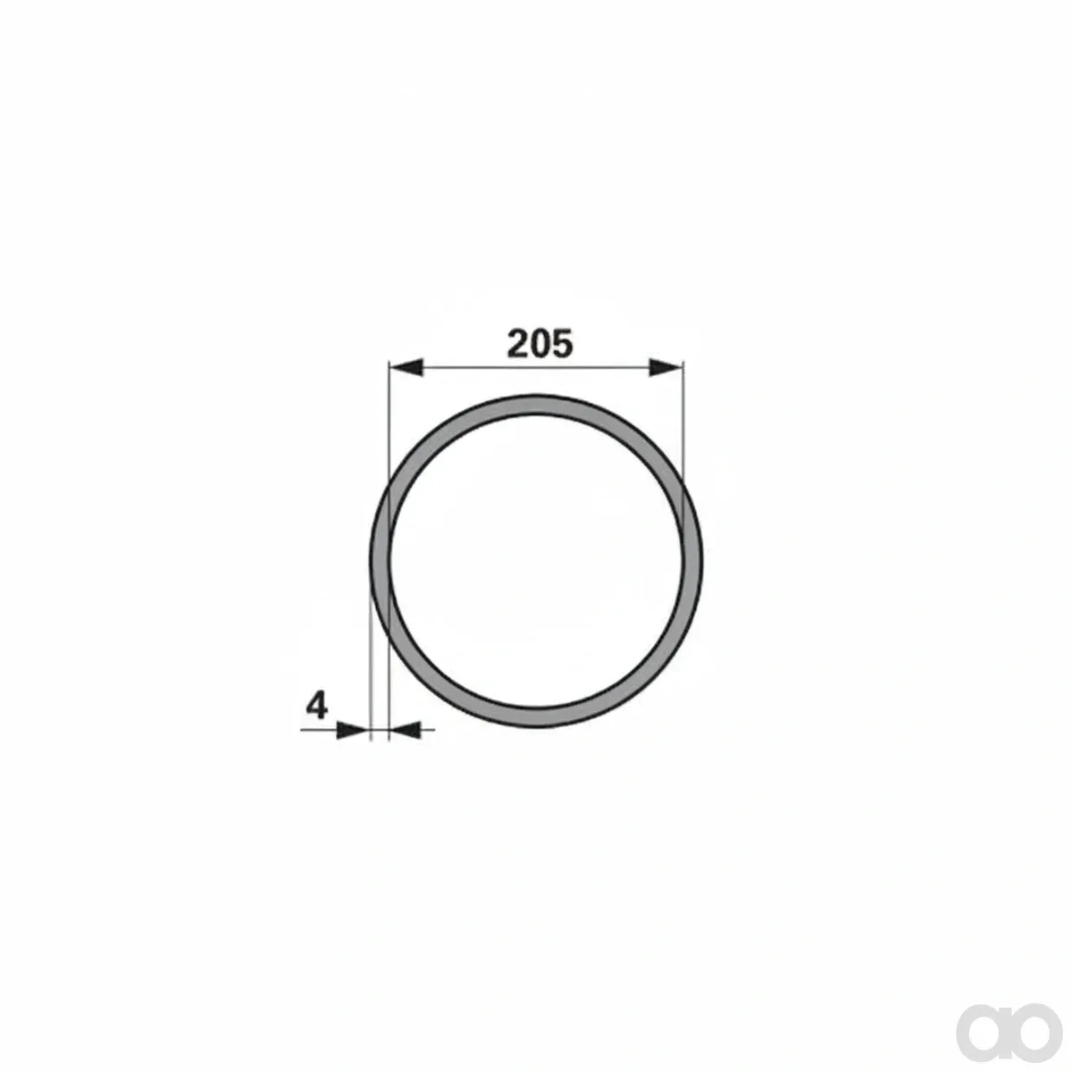 Prillinger - 00418046 - Round Seal 205x4 Instead Of Vo