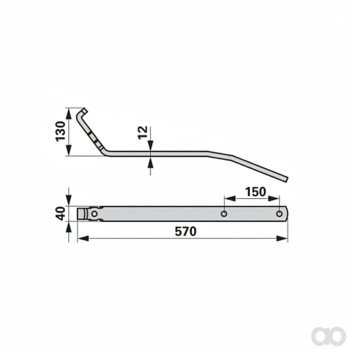 Prillinger - 00420216 - Tine Arm Instead Of Kuhn 58