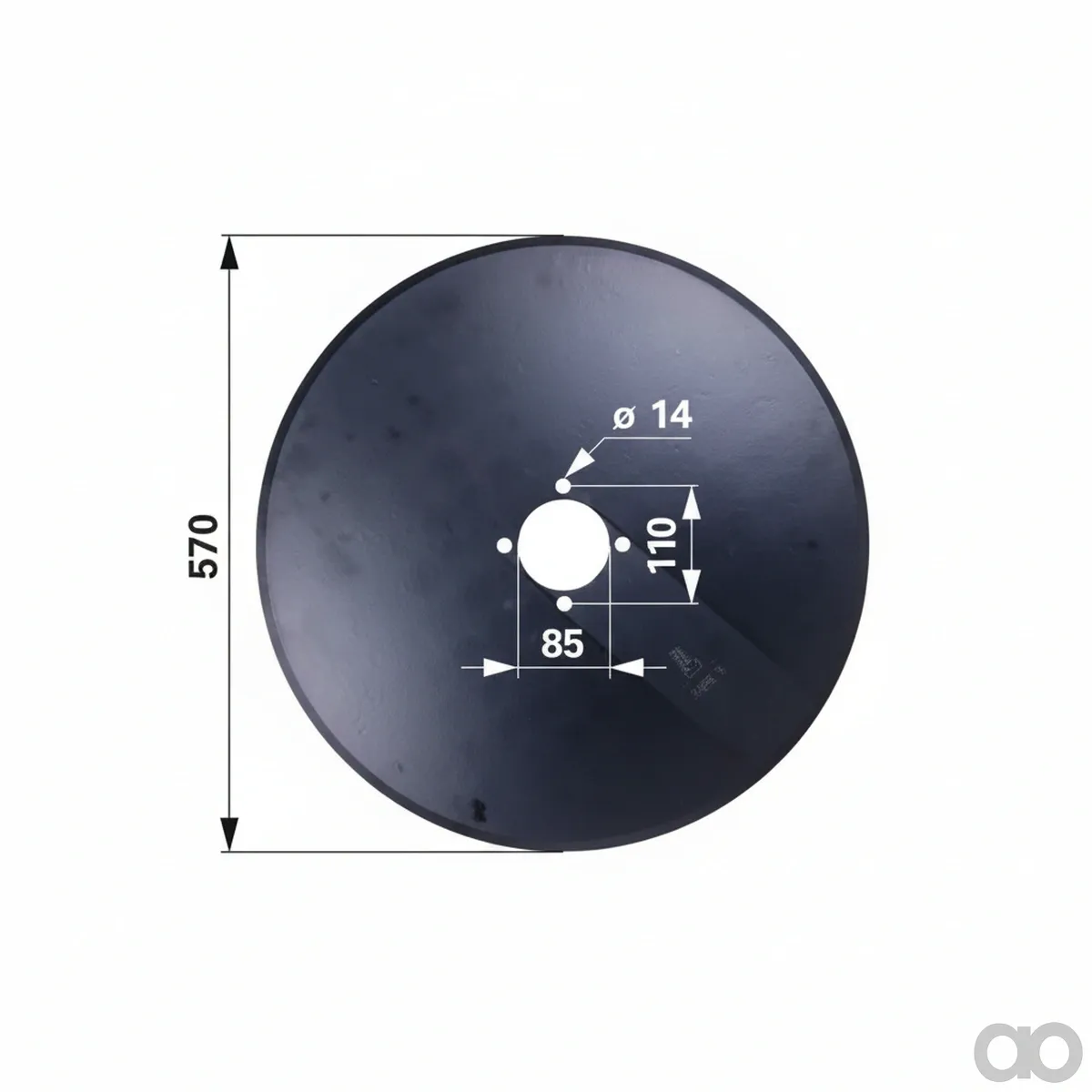 Prillinger - 00552147 - Disc Blade Diameter 570mm, Lk=110mm
