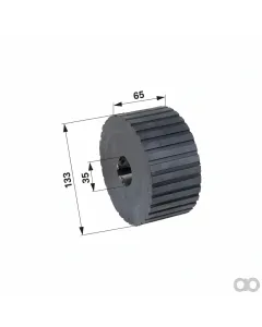 Prillinger - 00553216 - Drive Roller Replacement For Grimme