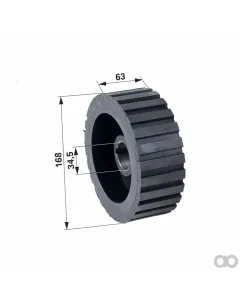 Prillinger - 00553221 - Drive Wheel Replacement For Grimme