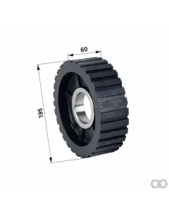 Prillinger - 00553234 - Drive Roller Replacement For Grimme