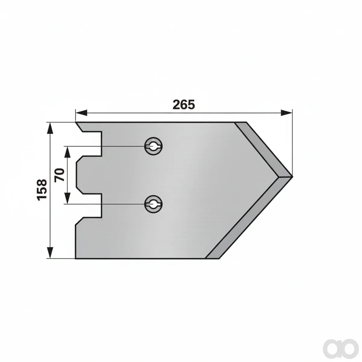Prillinger - 00553253 - 3-Part Share Right Replacement