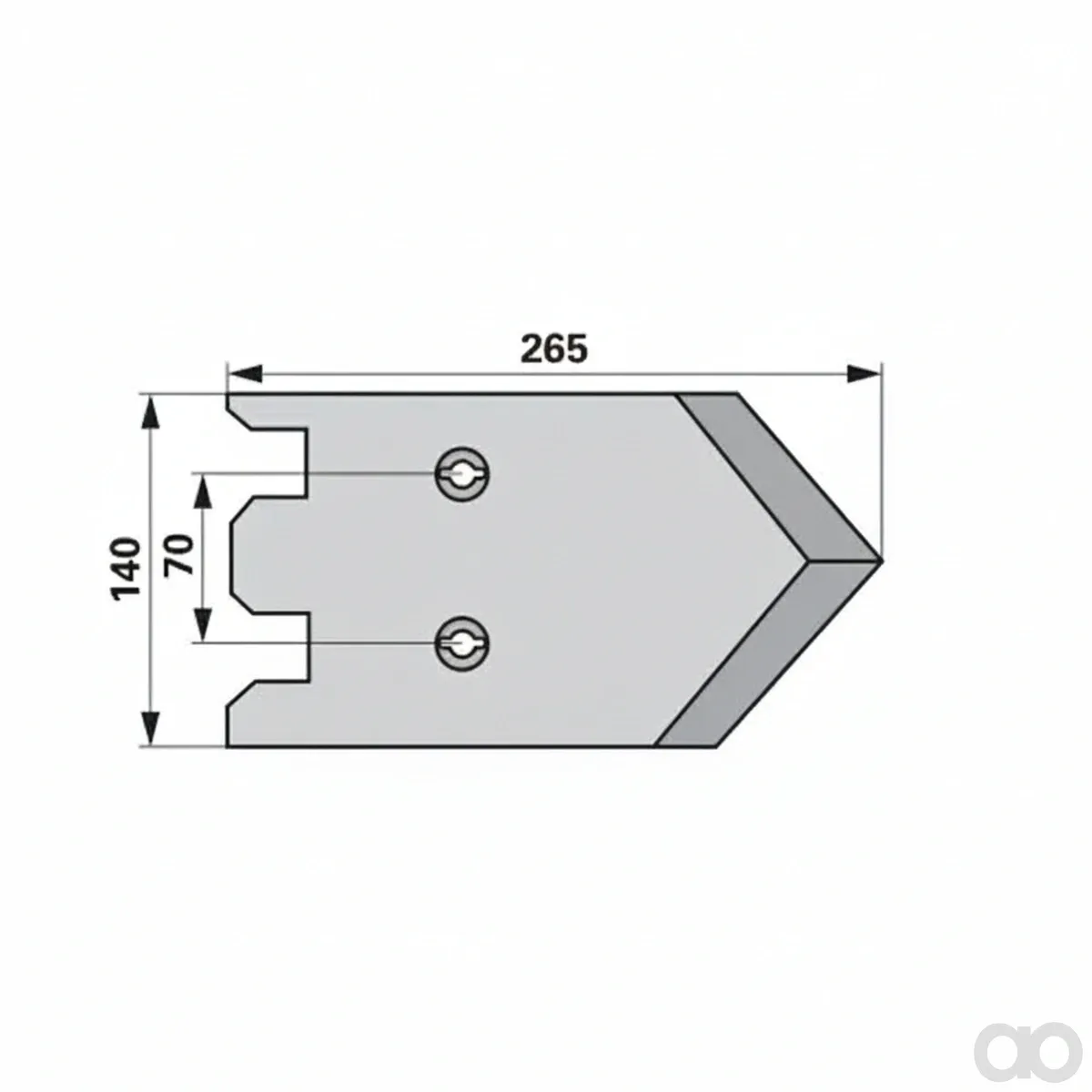 Prillinger - 00553255 - 3-Part Share Right Replacement