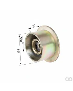 Prillinger - 00553297 - Steel Roller Replacement For Grimme