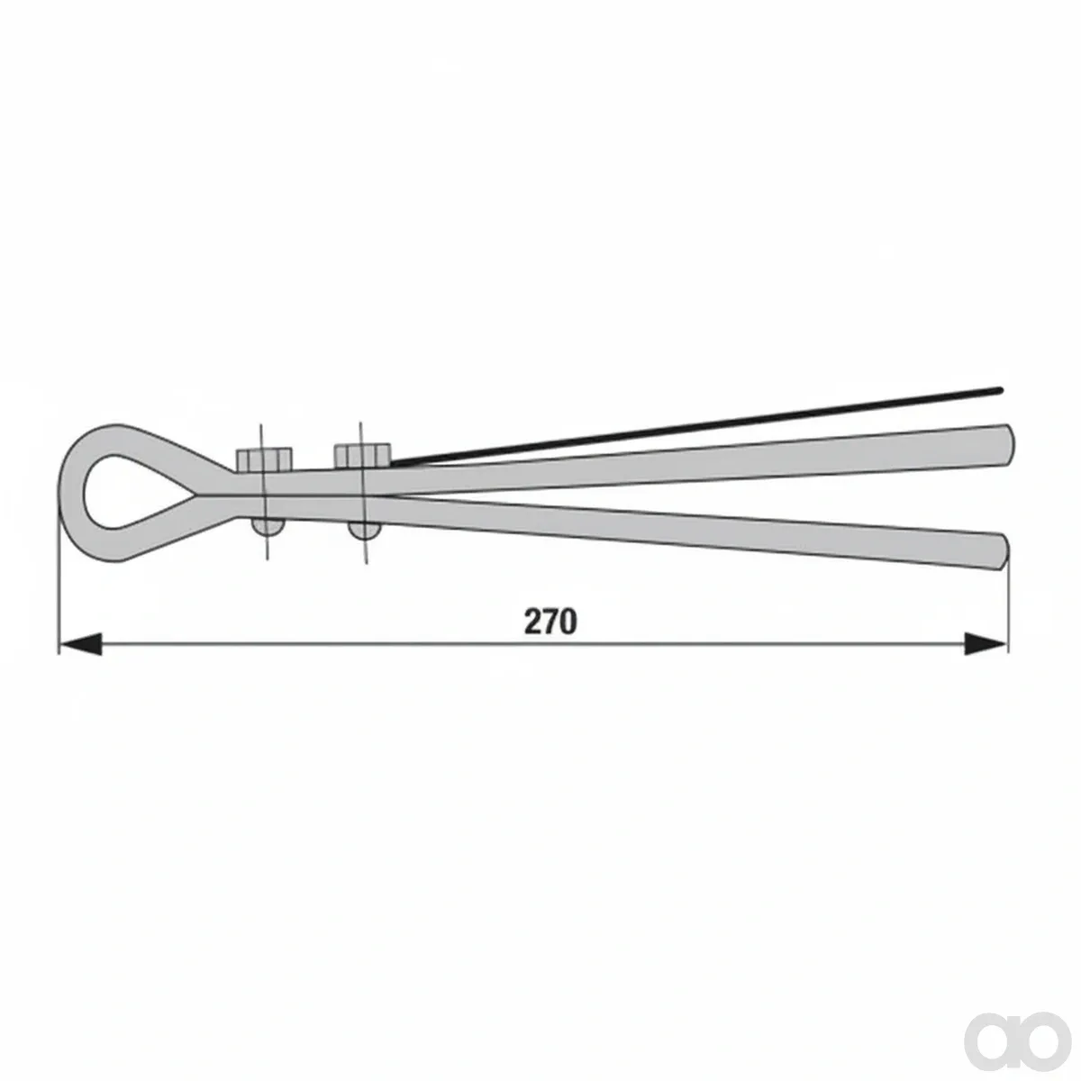 Prillinger - 00560415 - Cleaner Rubber Complete 270mm