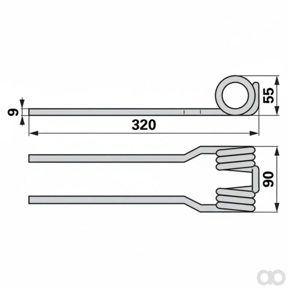 Prillinger - 00560430 - Lifting Tine 320mm