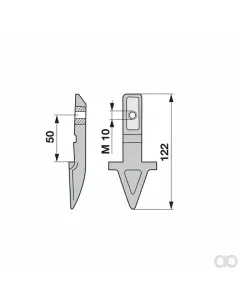 Prillinger - 00603136 - Single Mulching Finger Instead Of