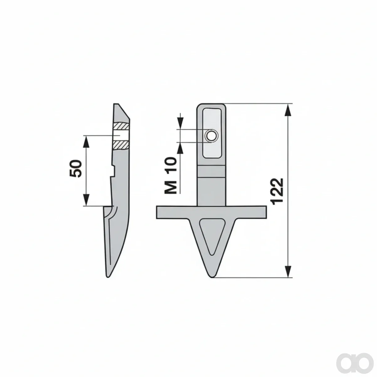 Prillinger - 00603137 - Single Mulching Finger Instead Of