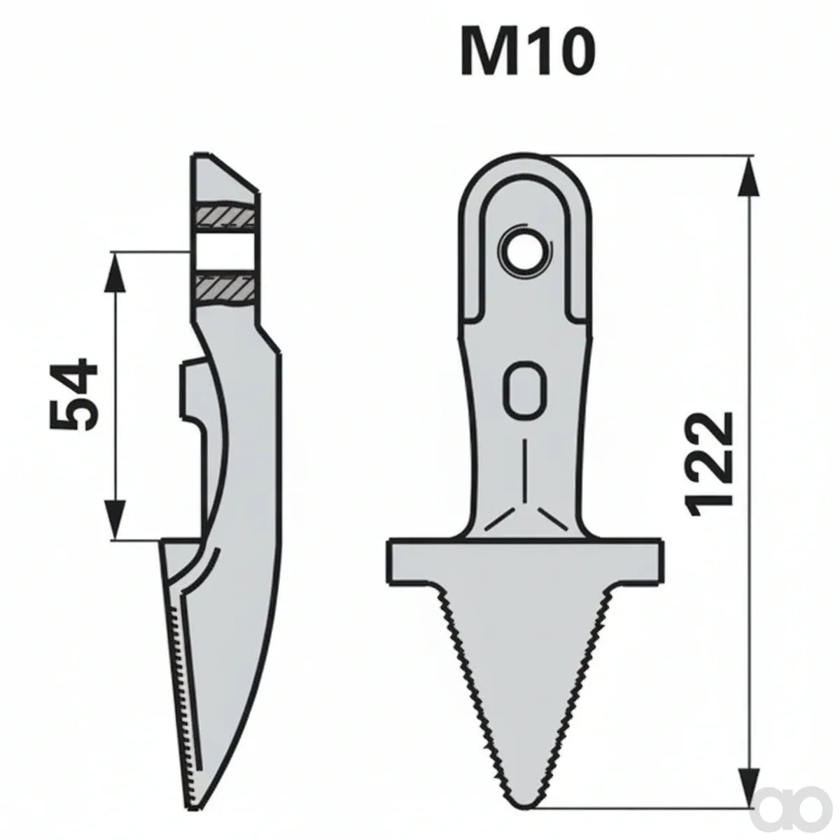 Prillinger - 00603173 - Single Mulching Finger Instead Of