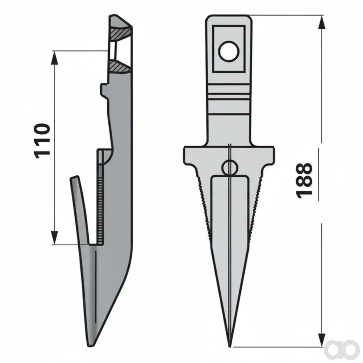 Prillinger - 00603185 - Single Finger Narrow Flaps An