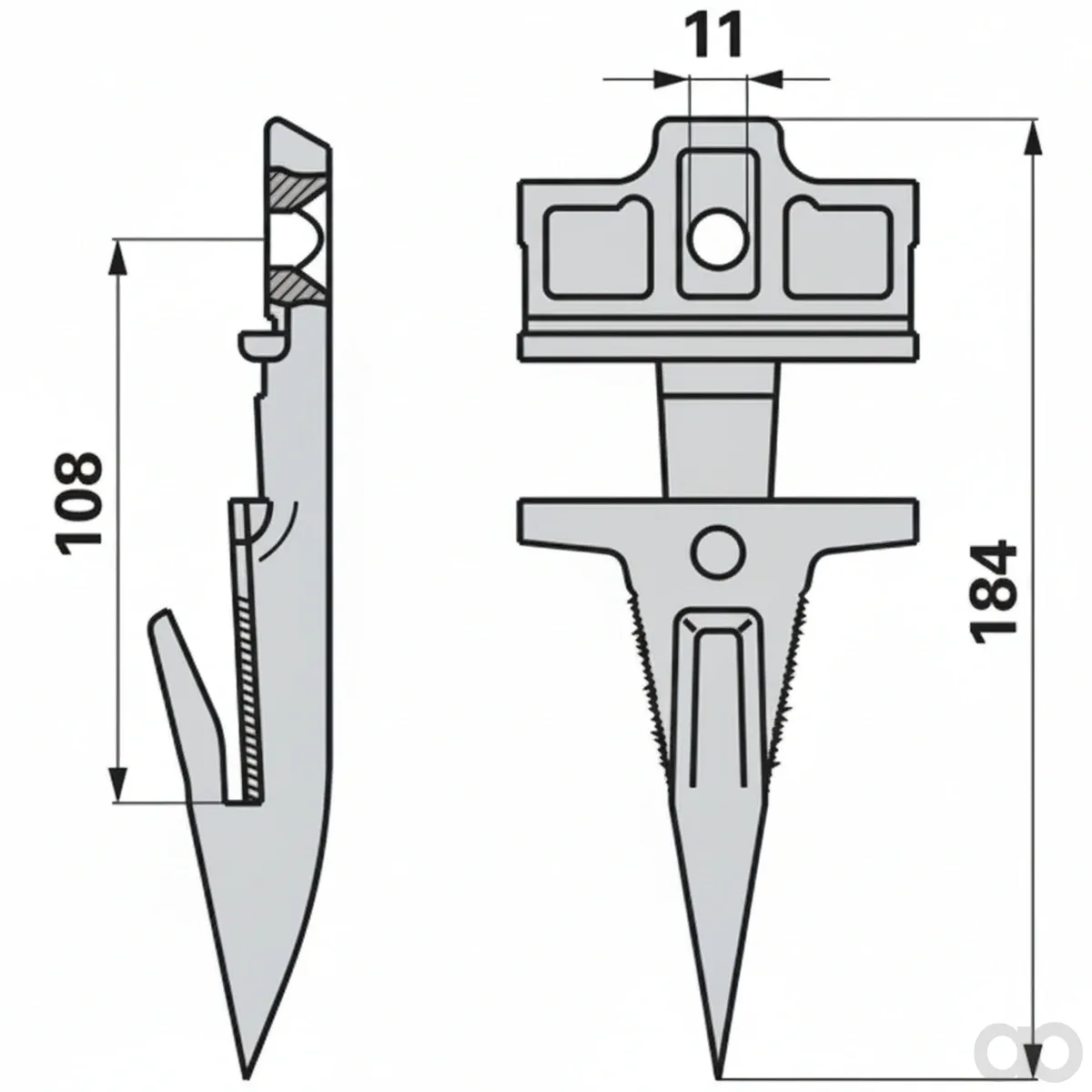 Prillinger - 00603188 - Single Finger For High Cut
