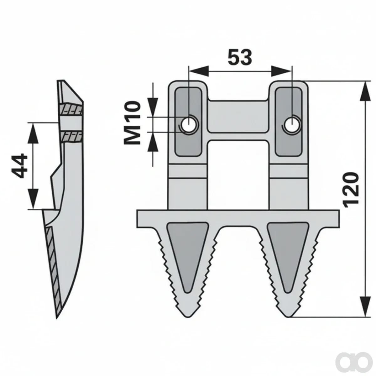 Prillinger - 00604213 - Double Mulching Finger Left Instead