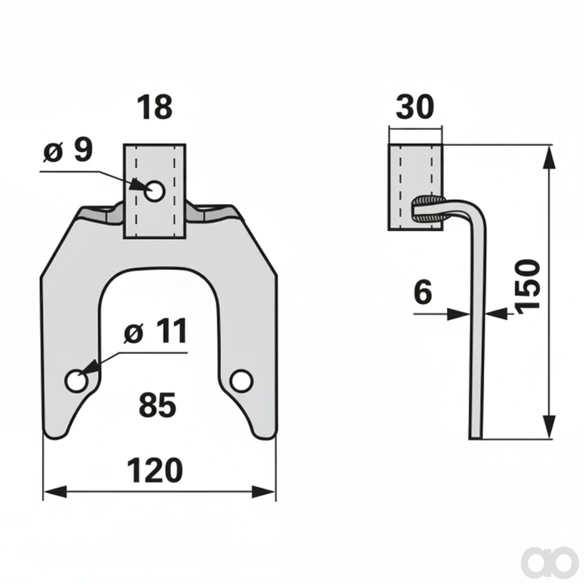 Prillinger - 00606062 - Holder Aebi 101.2474
