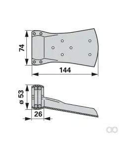 Prillinger - 00606416 - Ball Socket With Ball Ring