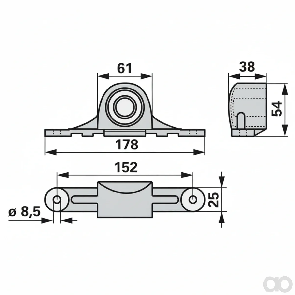 Prillinger - 00606605 - Complete Cutter Head With Joint Bearing
