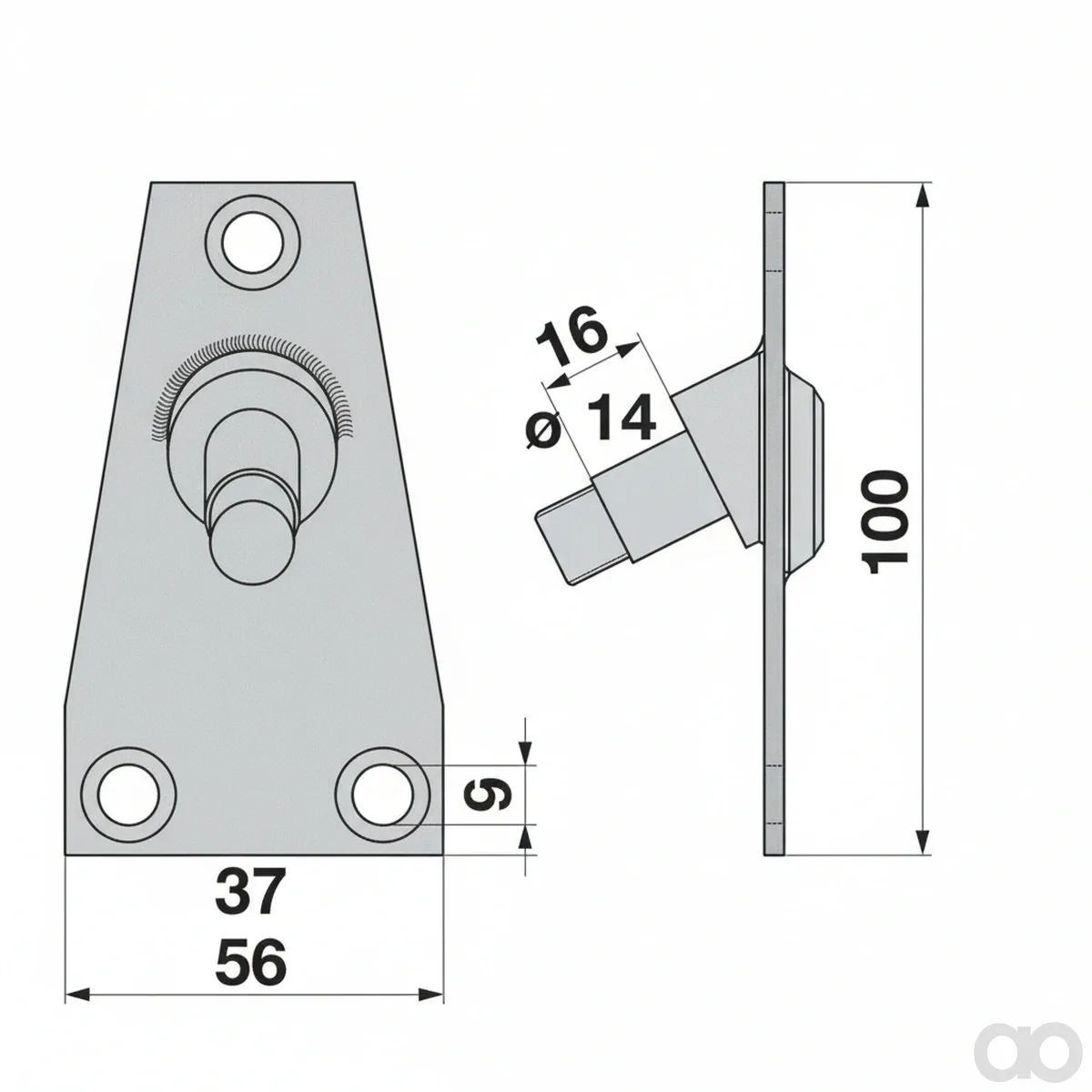 Prillinger - 00606731 - Lower Bearing Holder