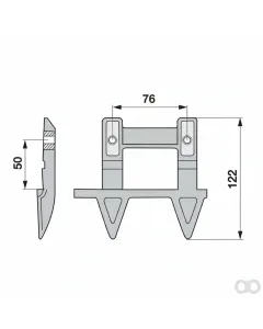 Prillinger - 00606796 - Double Mulching Finger Left