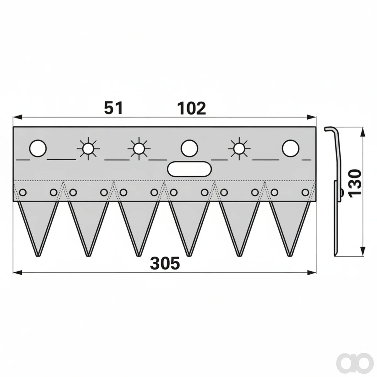 Prillinger - 00612121 - Counter Blade Instead Of Buc