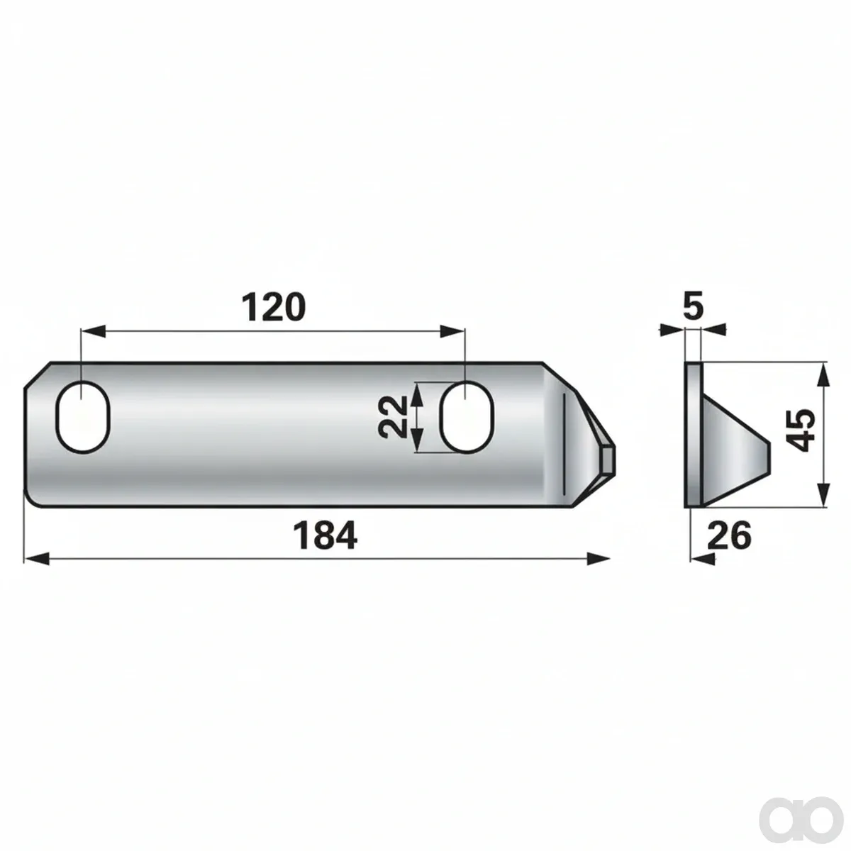 Prillinger - 00614307 - Knife Head Guide Instead Of