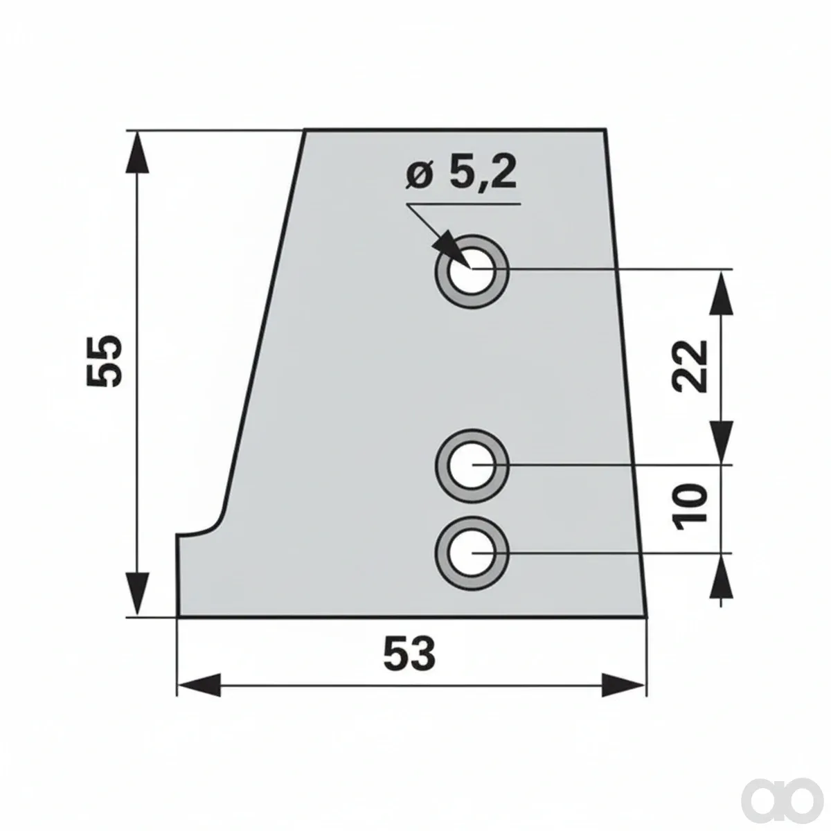 Prillinger - 00615302 - Steel Cutting Edge For Outer Shoe