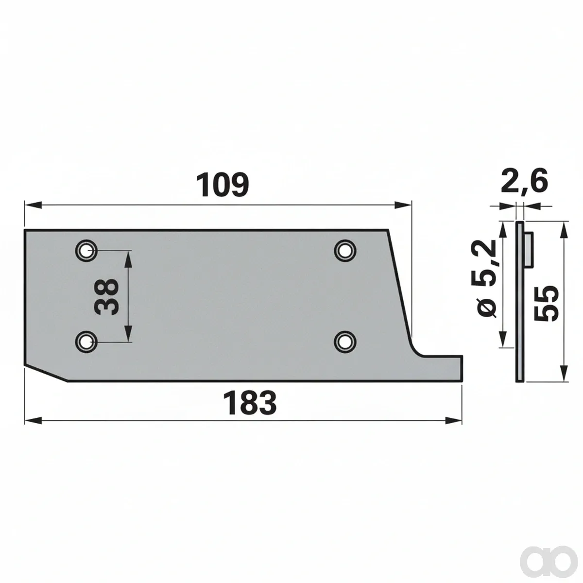 Prillinger - 00615450 - Shoe Plate For Inner Shoe