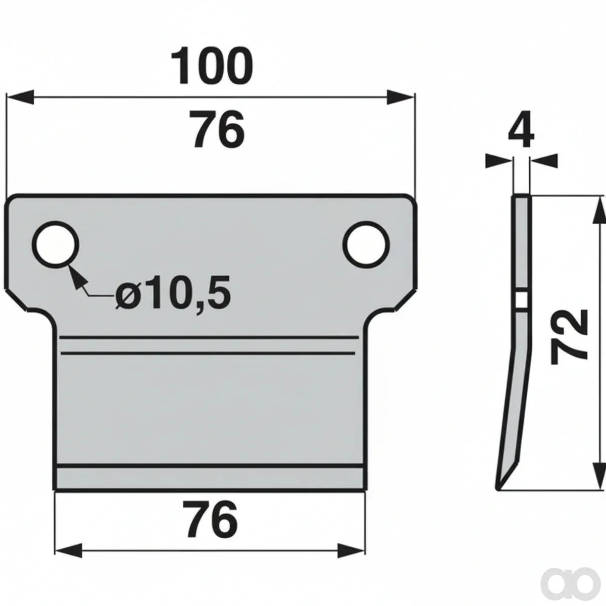 Prillinger - 00616121 - Knife Holder Instead Of Aebi