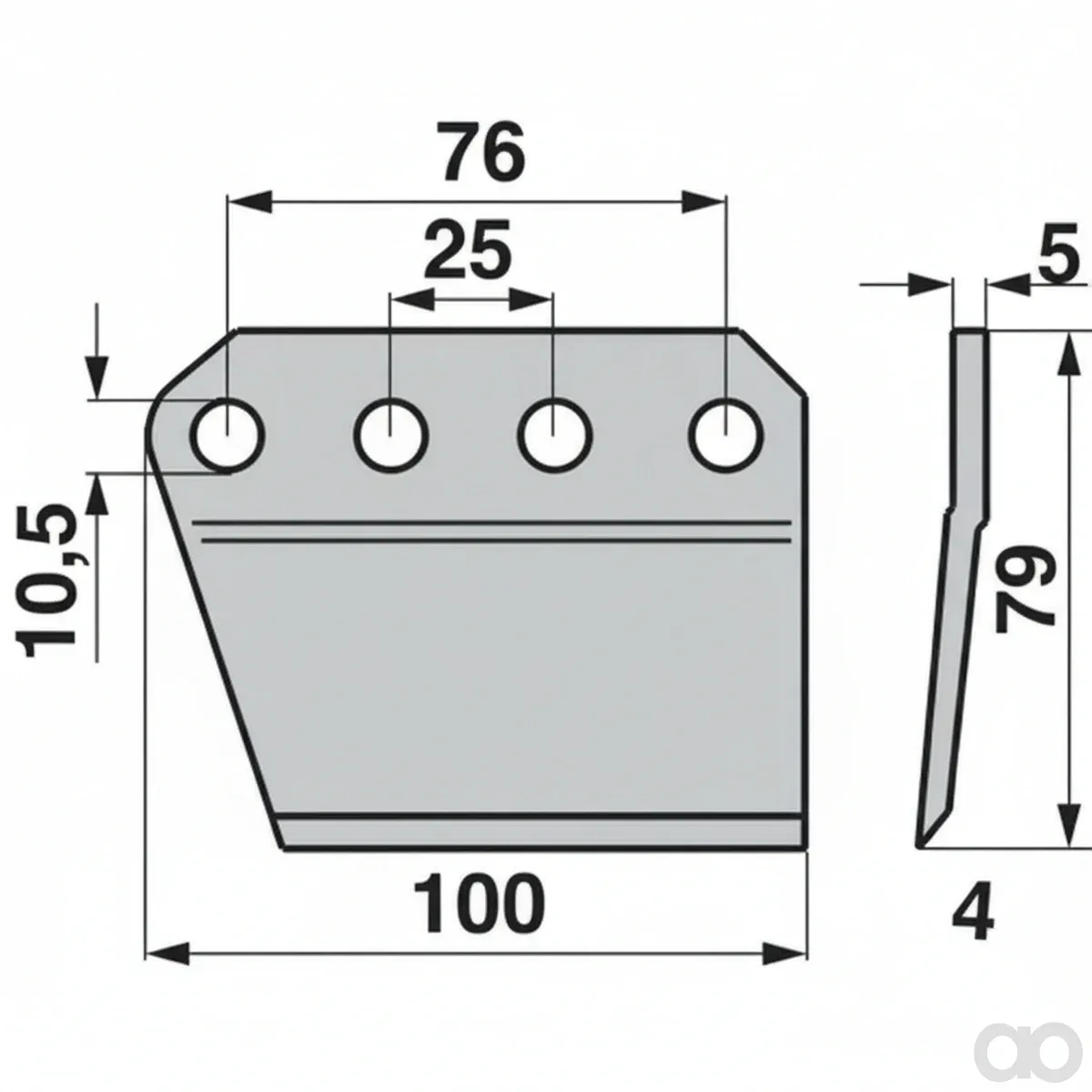 Prillinger - 00616128 - Knife Holder Left