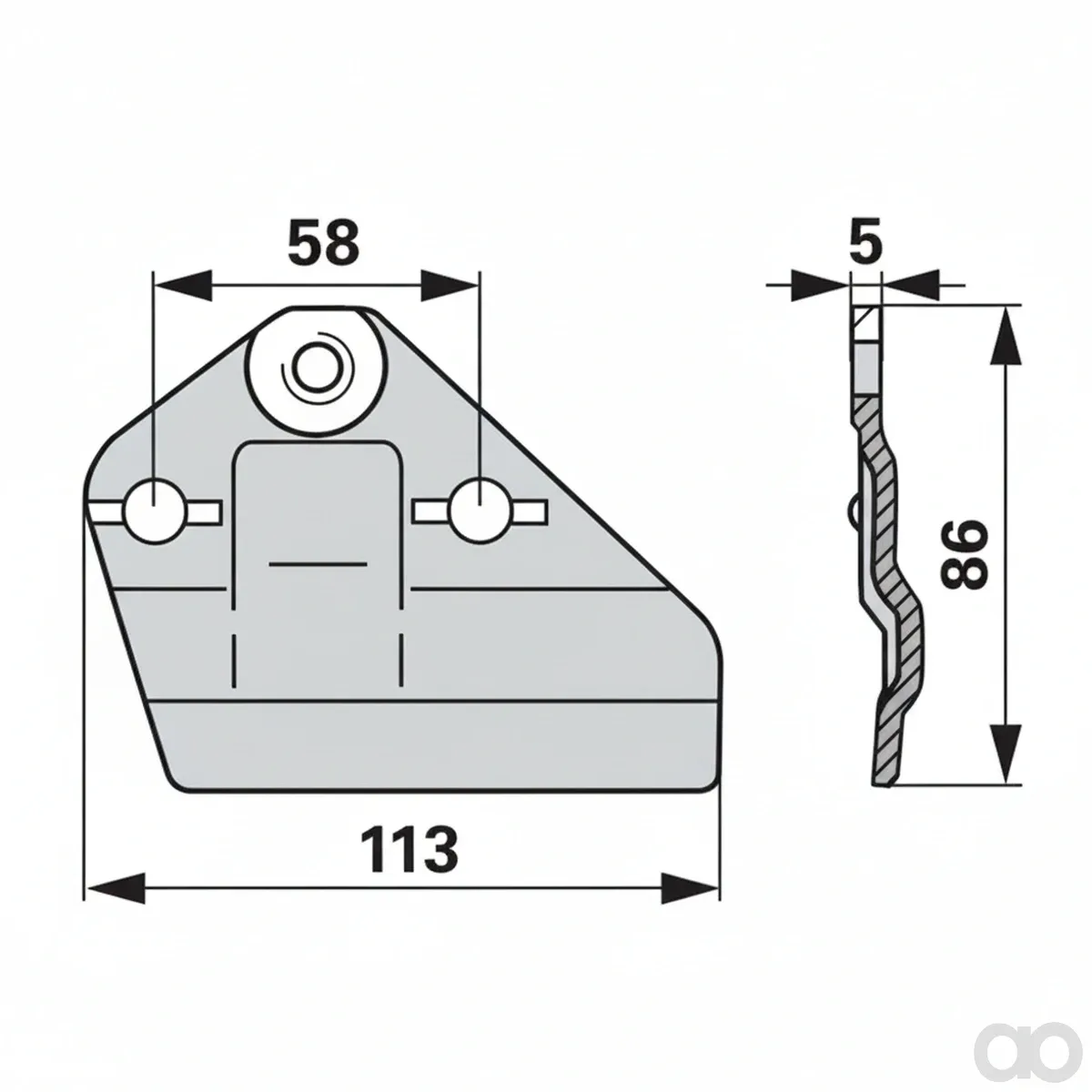 Prillinger - 00616301 - Knife Holder Instead Of Mort